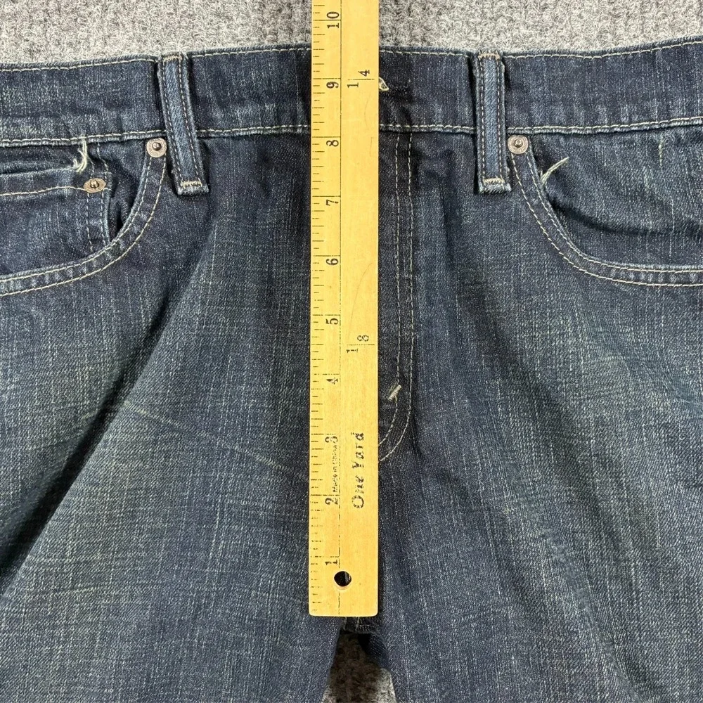 Levi's 511 Mens Straight Jeans Size 34x32 Blue Denim Stretch Low Rise Casual
